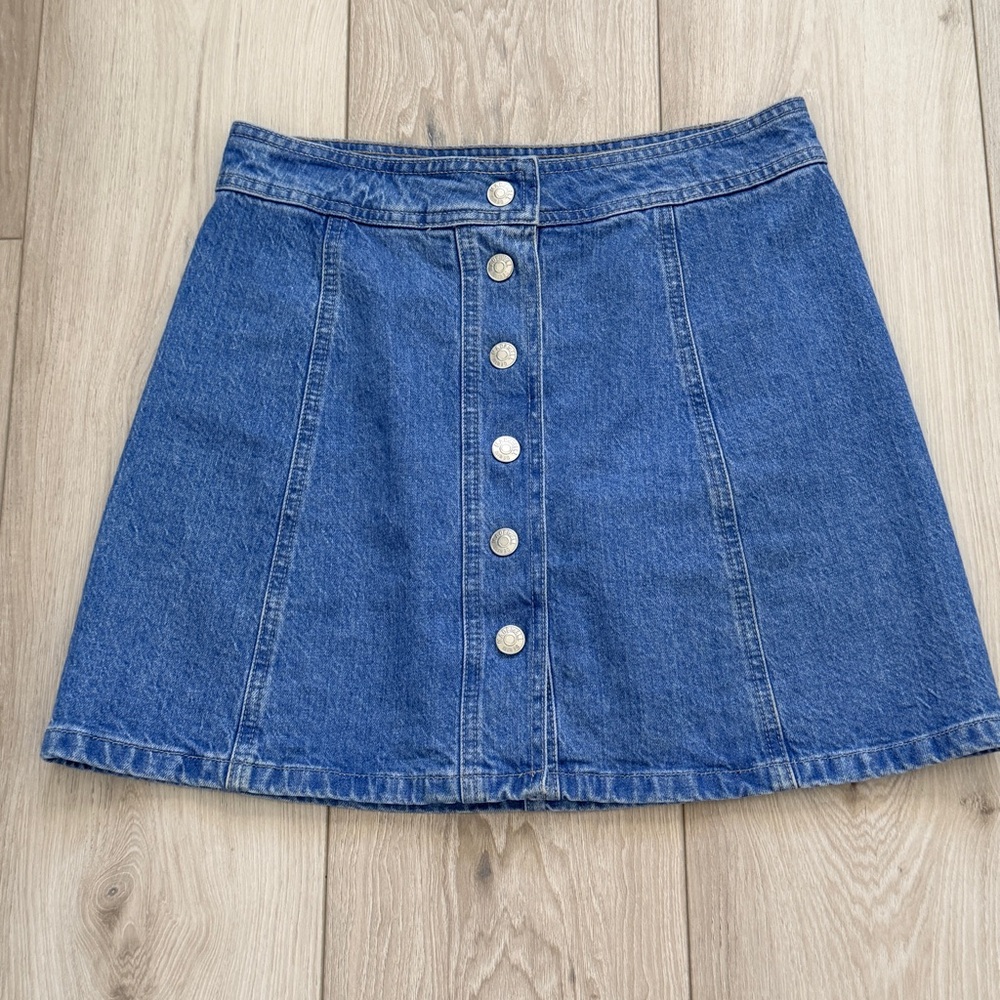 Madewell A-Line Denim Skirt